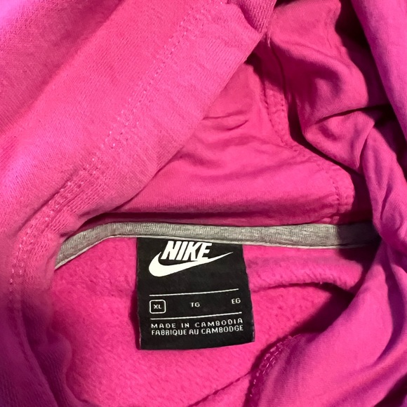 Pink Nike Hooded Sweatshirt - Picture 5 of 5